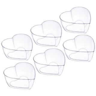 Pucharki Desery Przekąski Serce 6 szt. 120 ml Catering ORION