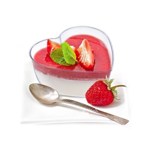 Pucharki Desery Przekąski Serce 6 szt. 120 ml Catering ORION