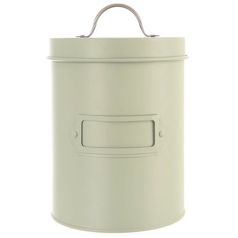 Puszka Pojemnik Metalowy GREENISH 1,3 L 11,5 x 18,5 cm ORION Zielony