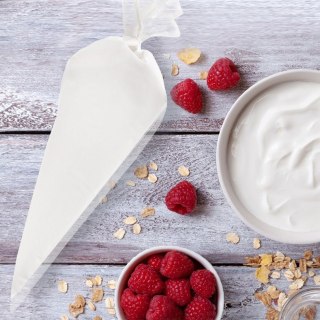 Rękaw Cukierniczy do Dekorowania Ciast Deserów 36 cm 50 szt.