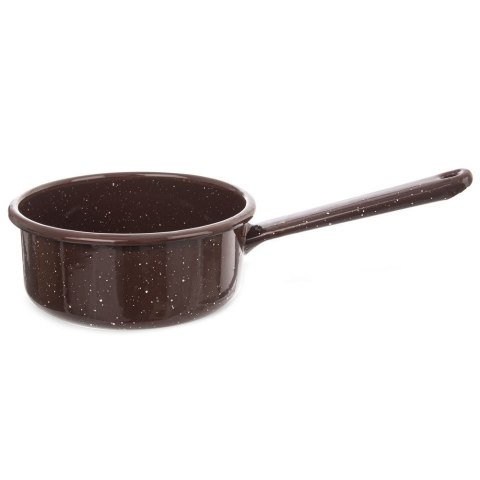 Rondel Emaliowany BROWN Nakrapiany 14 cm 900 ml Indukcja ORION
