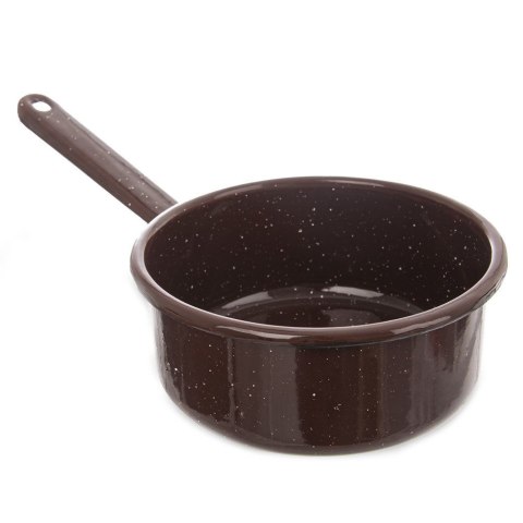 Rondel Emaliowany BROWN Nakrapiany 14 cm 900 ml Indukcja ORION