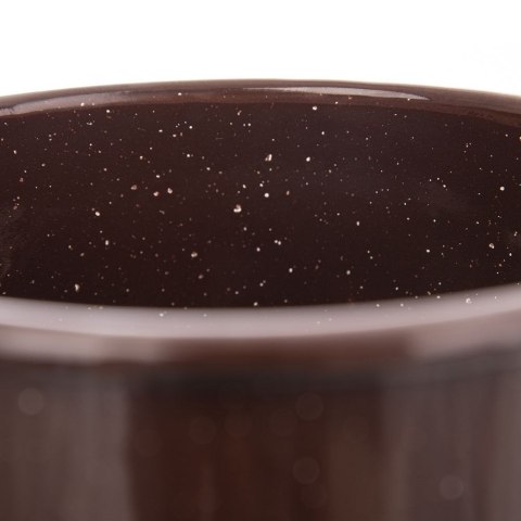 Rondel Emaliowany BROWN Nakrapiany 14 cm 900 ml Indukcja ORION