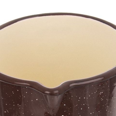 Rondel Emaliowany Brązowy ORION 12 cm 1,2 L