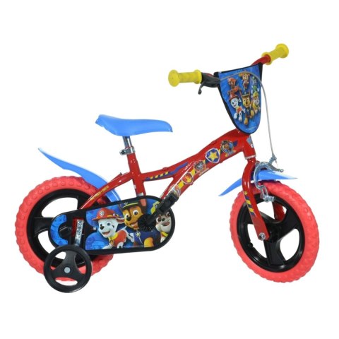 Rower Rowerek Psi Patrol dla Dzieci Dziecięcy z Kółkami Bocznymi DINO 12"
