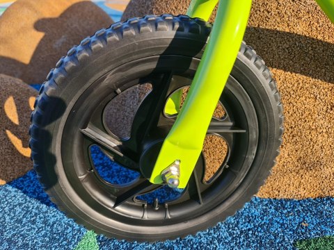 Rowerek Rower Biegowy Dziecięcy Zielony dla Dzieci 3 Latka KUBISPORT 40 kg