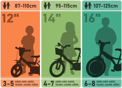 Rowerek Rower Dziecięcy dla Dzieci Chłopca z Bocznymi Kółkami DINO 12"