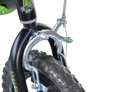 Rowerek Rower Dziecięcy dla Dzieci Chłopca z Bocznymi Kółkami DINO 12"