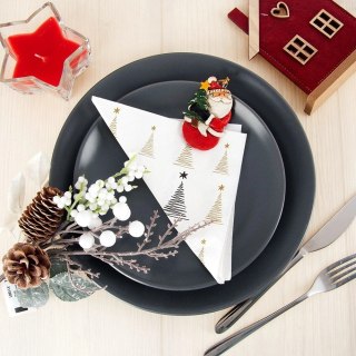 Serwetki Papierowe 20 szt. Choinka Złota 3-warstwowe 33 x 33 cm ORION