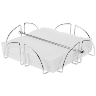 Serwetnik z Dociskiem Stalowy Chromowany Wymiary 18 x 18 cm EH