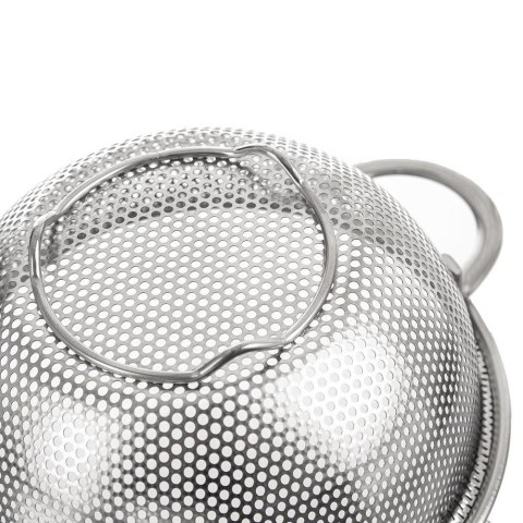 Sitko Cedzak Kuchenny Miska do Owoców Warzyw Makaronu Stalowy ORION 16,5 cm