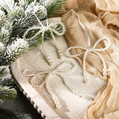 12 szt. Eleganckich kokardek do dekoracji choinki, kokardy na druciku do wieńców, pakowania prezentów, dekoracji ślubnych,