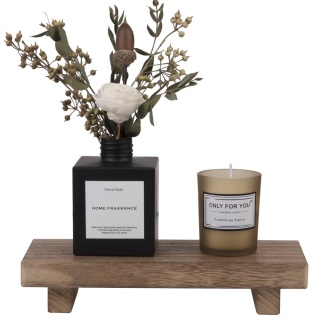 Drewniany stojak na cokole do wystroju domu wiejskiego 8,6 cala Mały drewniany