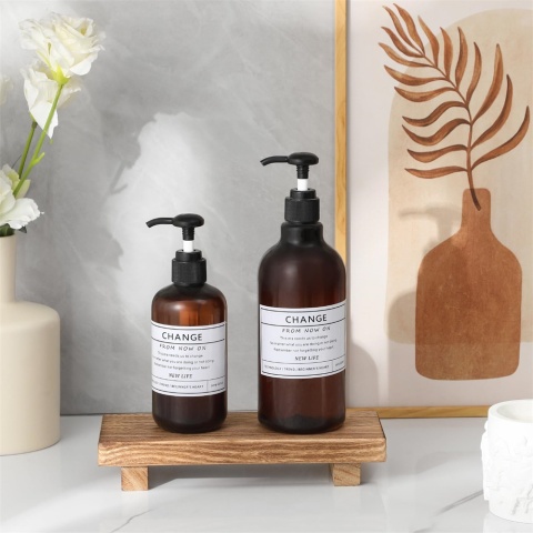 Drewniany stojak na cokole do wystroju domu wiejskiego 8,6 cala Mały drewniany stojak