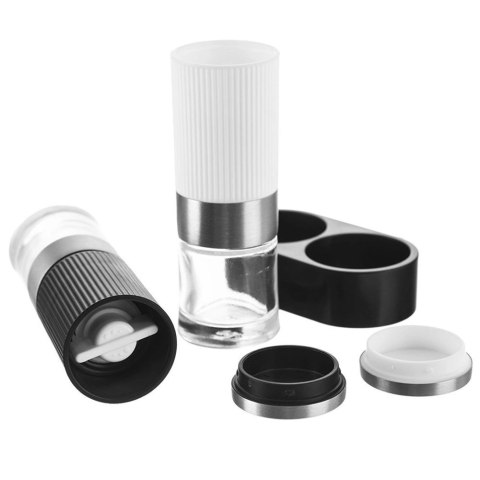 Zestaw Młynek do Pieprzu Soli ze Stojakiem Ręczny Solidny ORION 2 szt.