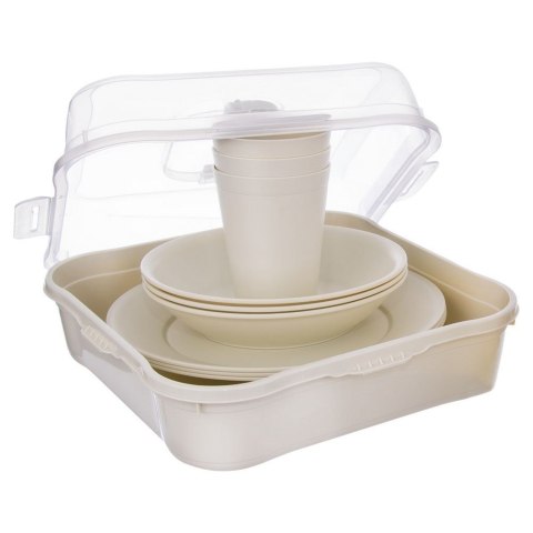 Zestaw Piknikowy Turystyczny Talerze Kubki ORION