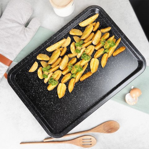 Blacha do Pieczenia Granitowa 46,5 x 32,5 x 2,5 cm ORION Nieprzywierająca