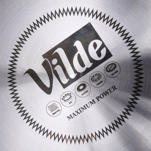 Czajnik z Gwizdkiem Stalowy Czarny Indukcja Gaz Tradycyjny VILE 3 L