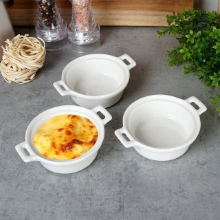 Miseczki do Zapiekania z Uchwytem 130 ml Zestaw 3 szt EXCELLENT HOUSEWARE