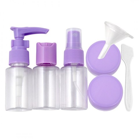 Zestaw pojemniczków i akcesoriów podróżnych 7w1 KS122FIO