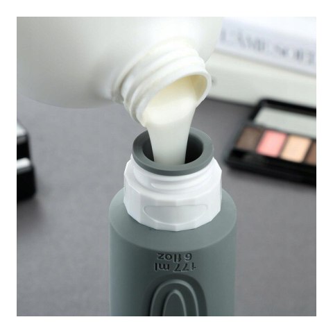 Zestaw silikonowych pojemniczków, buteleczek podróżnych 4w1 90ml KS138