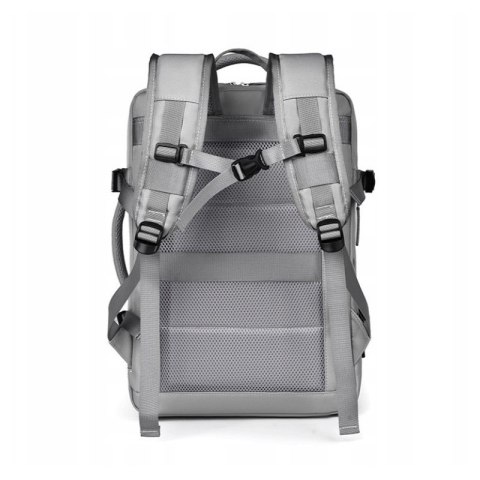 Plecak podróżny, kabinowy do samolotu, wodoodporny z USB, 44x30x16/26cm PL176