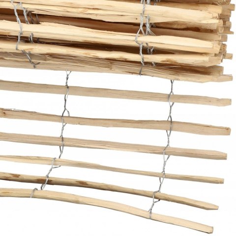 Płotek ogrodowy LESZCZYNOWY, obrzeża łupanka długość 5m, wys. 120cm OA04WZ3