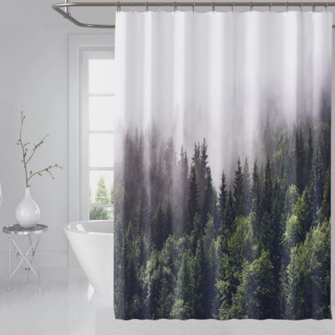 Zasłona prysznicowa, kurtyna z wydrukiem 3D, wodoodporna 200x180 cm ZPR20