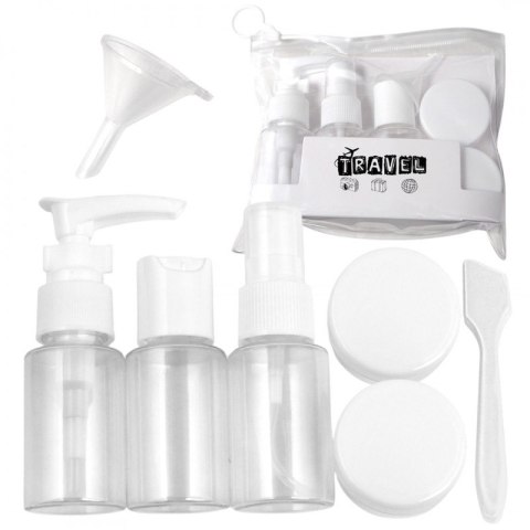 Zestaw pojemniczków i akcesoriów podróżnych 7w1 KS122B