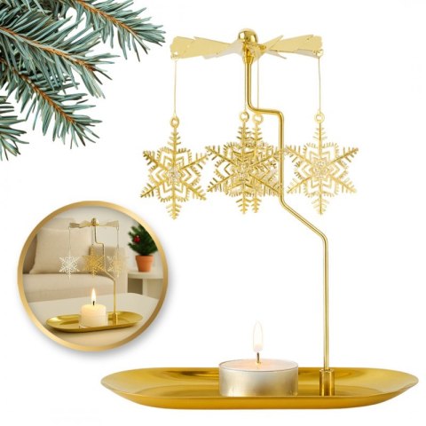 Świecznik VIRELA z karuzelą, w pudełku 18х20cm - SW08