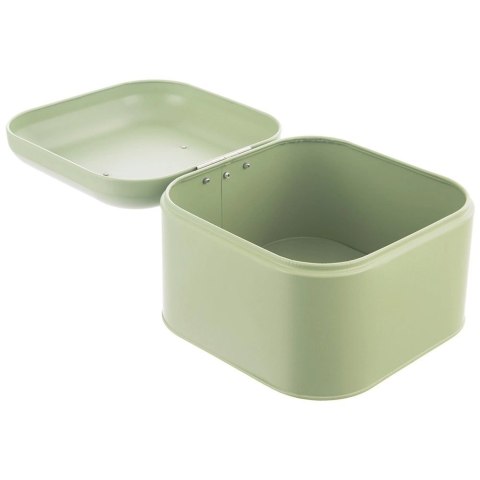 Chlebak Metalowy ORION GREENISH 20x20x17 cm Zielony Kompaktowy na Chleb
