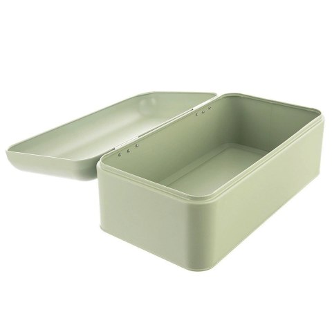 Chlebak Metalowy ORION GREENISH 42,5 x 23 x 20 cm Zielony Duży na Pieczywo
