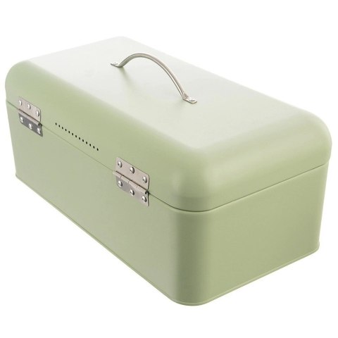 Chlebak Metalowy ORION GREENISH 42,5 x 23 x 20 cm Zielony Duży na Pieczywo