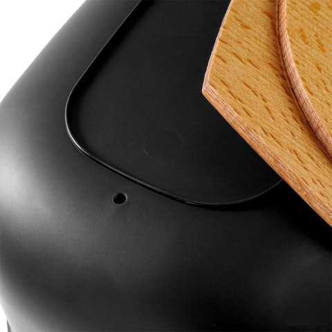 Chlebak na Pieczywo Chleb z Deską Czarny Solidny VILDE 39 x 23,5 x 15,5 cm