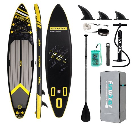 Deska do Pływania Sup Paddleboard Zestaw 7w1 KUBISPORT 350 x 84 x 15 cm