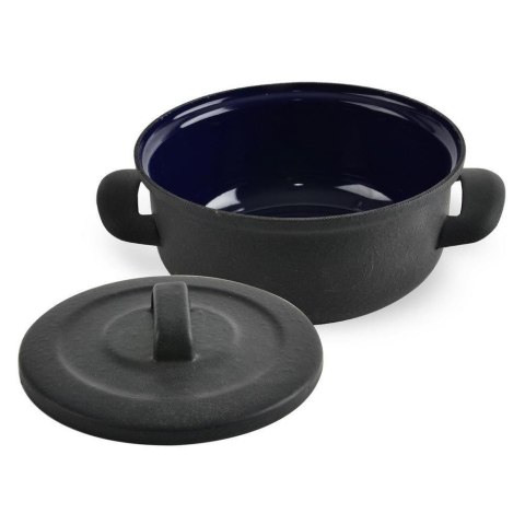 Garnek Emaliowany 3 L BELIS Mat Czarny 20 cm Indukcja Zmywarka