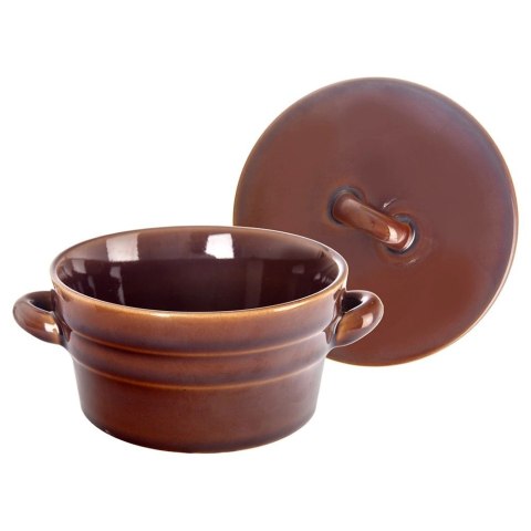 Garnek Pojemnik na Smalec Pasztet Ceramiczny z Pokrywką Solidny ORION 340ml