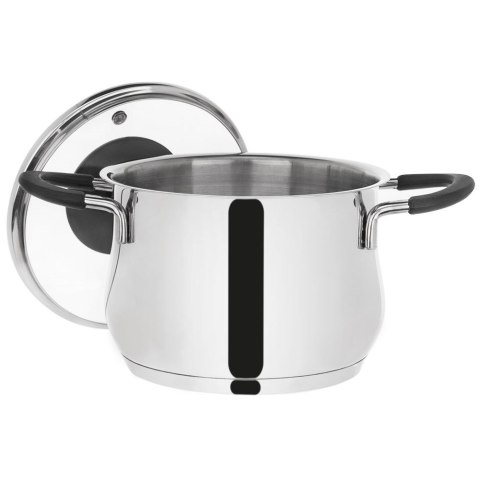 Garnek Stalowy 2,4 L ORION DALIE 16 cm Silikon Indukcja Zmywarka