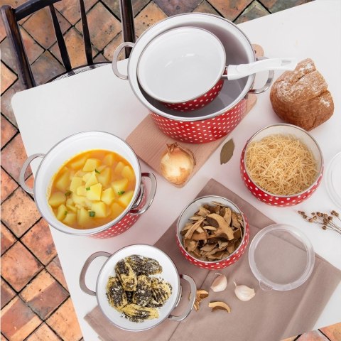 Garnek emaliowany TECKA 18 cm, 2 l