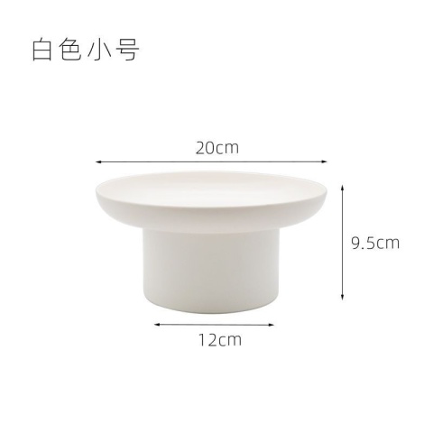 Okrągła czarno-biała dekoracyjna taca do przechowywania Organizer ABS Taca na perfumy Taca kosmetyczna Taca do dekoracji domu