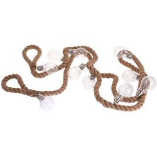 Girlanda ORION LED 30 Światła 3 m Sznur Parciany Boho Baterie