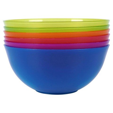 Miseczki 13 cm 450 ml Tworzywo 6 szt do Zmywarki EXCELLENT HOUSEWARE