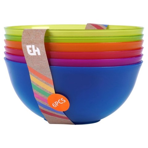 Miseczki 13 cm 450 ml Tworzywo 6 szt do Zmywarki EXCELLENT HOUSEWARE