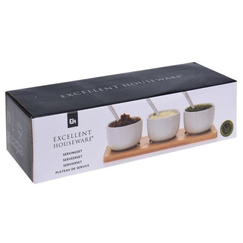 Miseczki do Dipów do Przekąsek z Łyżeczkami Sosy EXCELLENT HOUSEWARE