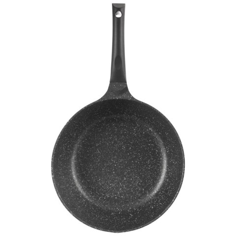 Patelnia Granitowa Głęboka Wysoka Gaz Indukcja Grande 28 cm