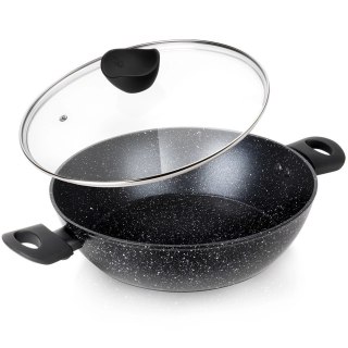 Patelnia Granitowa Nieprzywierająca Głęboka Gaz Indukcja ORION 28 cm 3,5l