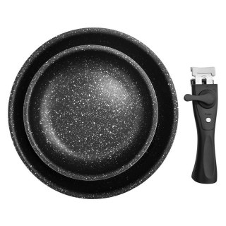 Patelnia Granitowa Zestaw Indukcja Gaz Grande 20/26 cm 3 el.