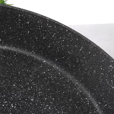 Patelnia Granitowa z Pokrywką 28 cm ORION Stoner Indukcja Piekarnik