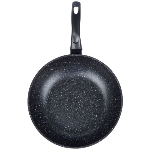 Patelnia Wok Granitowa 30 cm ORION Grande Nieprzywierająca Indukcja
