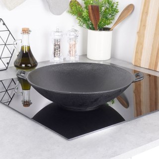 Patelnia Wok z Uchwytami Nieprzywierająca Solidna ORION 30 cm